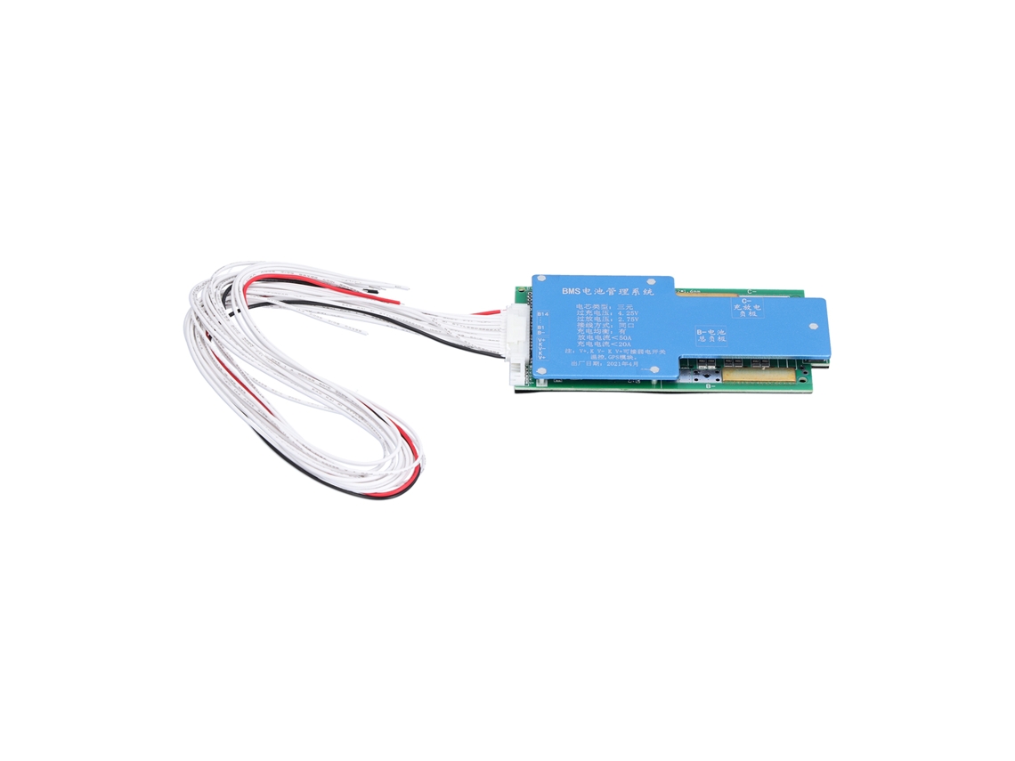 Placa De Proteção Bms Para Bateria De Lítio Ternária Módulo De Carregamento Balanceado 50a14 Série