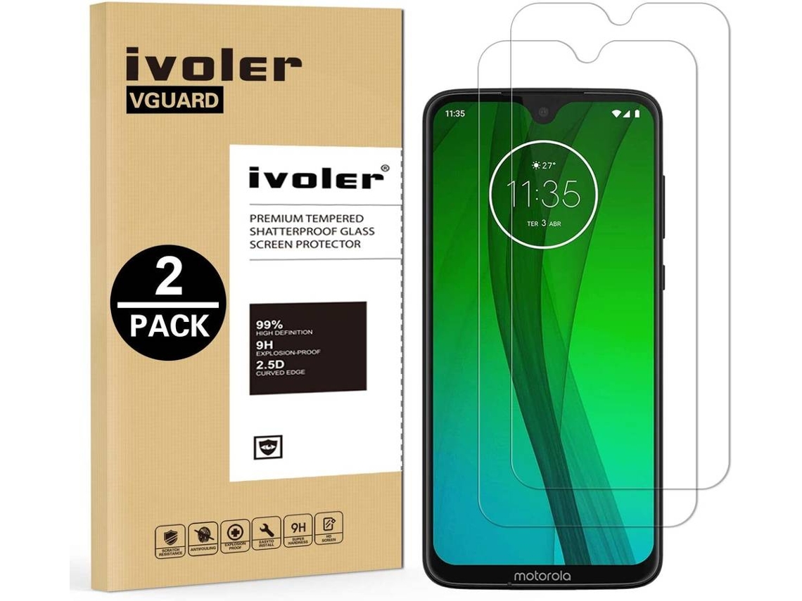 2x Película Vidro Temperado Motorola Moto G7 HONGWE.