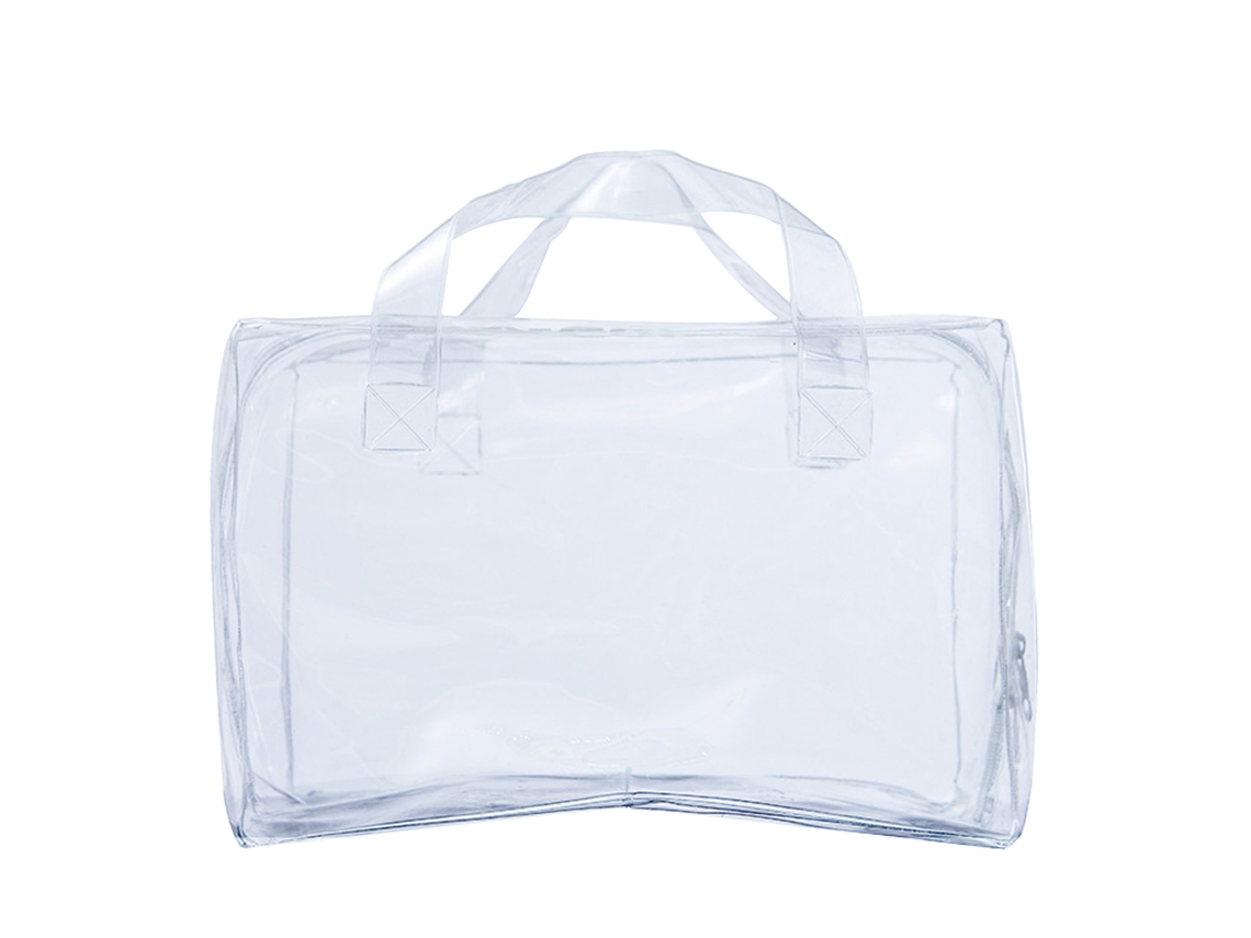 2026 bolsa de Cosméticos Transparente para Armazenamento de Leite Materno e Viagem, Necessaire Transparente