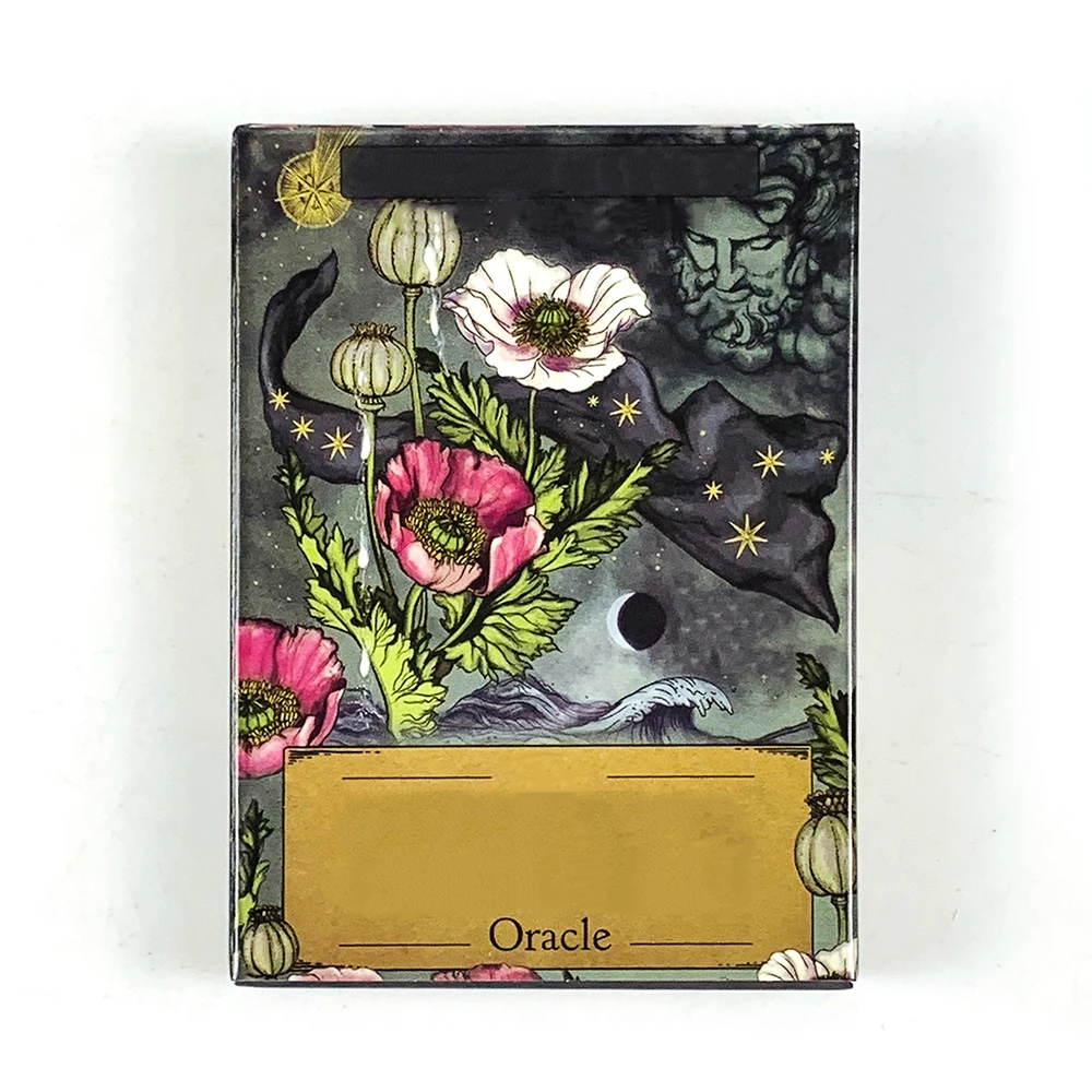 Oracle Cards A (55 Cartas) - Um Jogo De Tabuleiro De Adivinhação Para Reuniões Familiares Com Ilustrações Vibrantes.