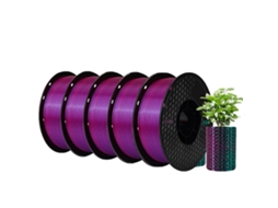 Filamento De Impressão 3d Silk Pla, 5kg, Múltiplas Opções De Cores,5kg Seda Tripla Rgb Oem