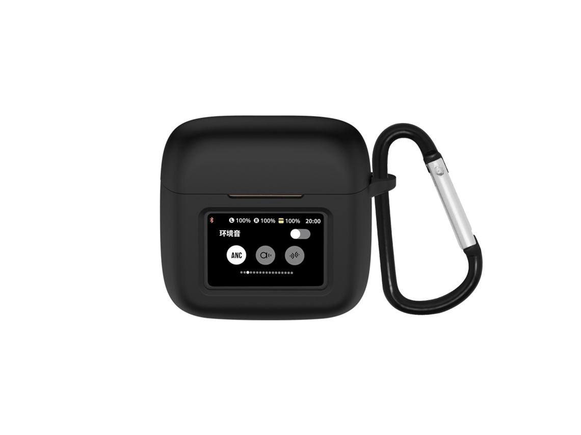 Capa Protetora De Silicone Para Jbl Tour Pro 3 Preto