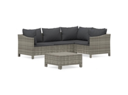 Garden Lounge Set, Garden Lounge Sets Vidaxl Cinzeto Rattan / Vime (n/a)