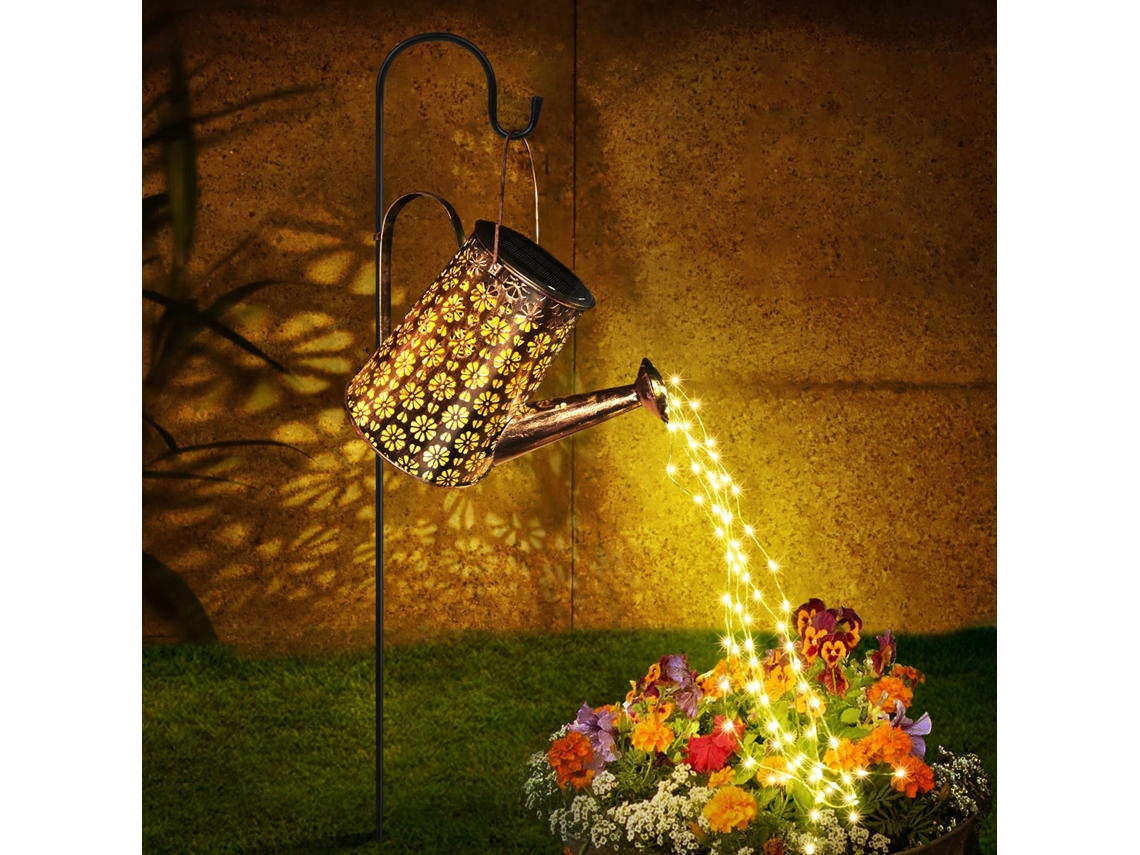 Luminária solar de solo, coração, à prova d'água, para jardim e exteriores AQUAFORGE