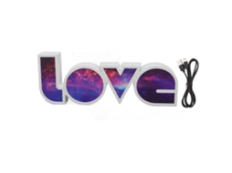 Luminária Led em Formato de Letra "love" CHABERLU