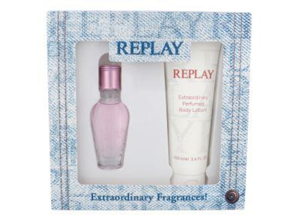 Replay Spirit Jeans Edt 20 Ml W Vapo + Lotion 100 Ml