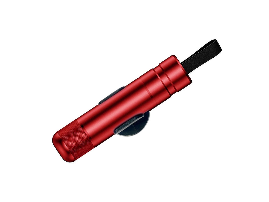 Martelo de segurança para carro Safehammer atualizado, rompevidros e corta cintos multifuncional vermelho S/MARCA
