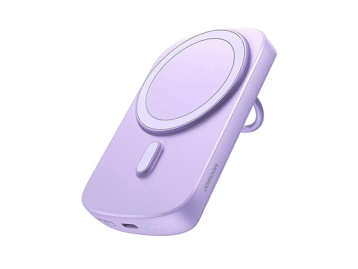 Powerbank Portátil De 6000mah Com Carregador Industrial Magsafe De 20w Lilás Olysi Shop