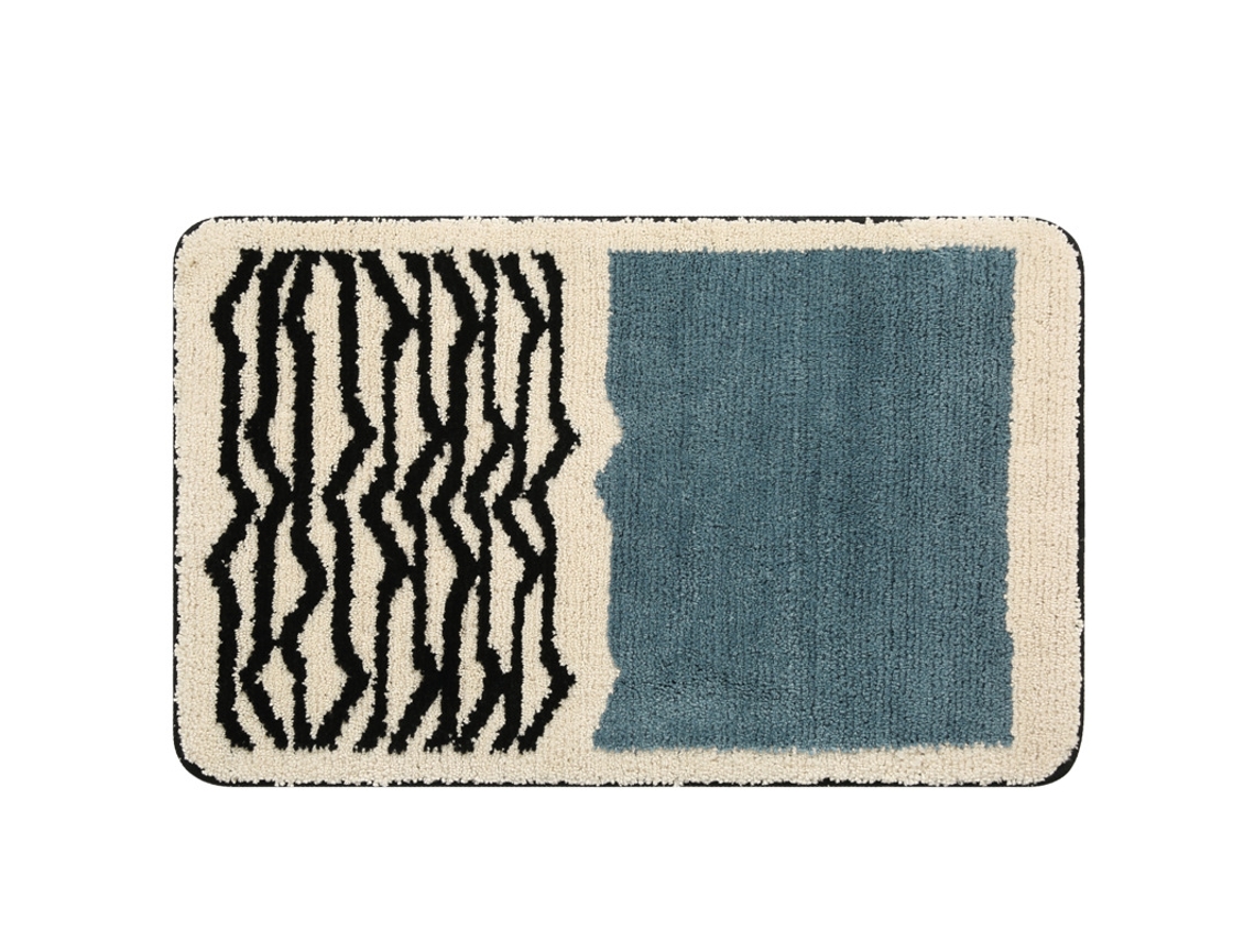 Tapete absorvente para banheiro, uso doméstico, secagem rápida, ideal para chuveiro e banheira, 40*60cm