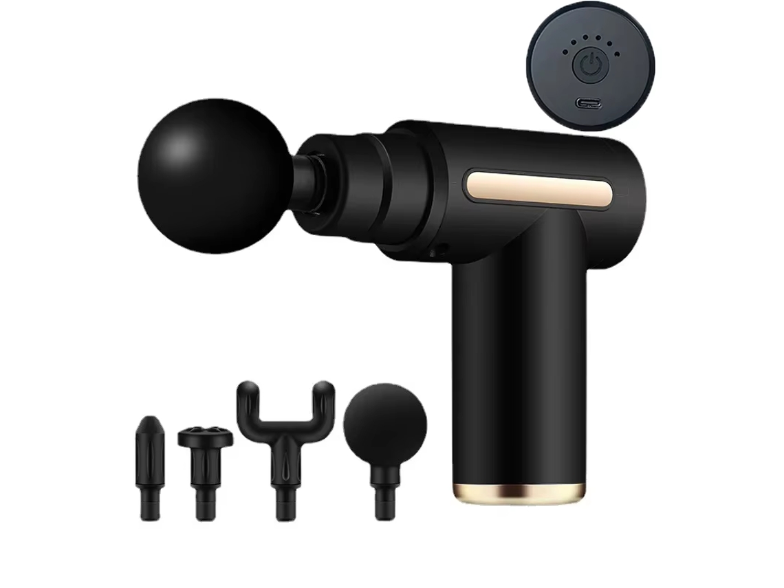 (botão Preto Para Ligar/desligar) Massageador Vibratório Com Cabeças De Massagem De Rolos Para Relaxamento Muscular E Condicionamento Físico.