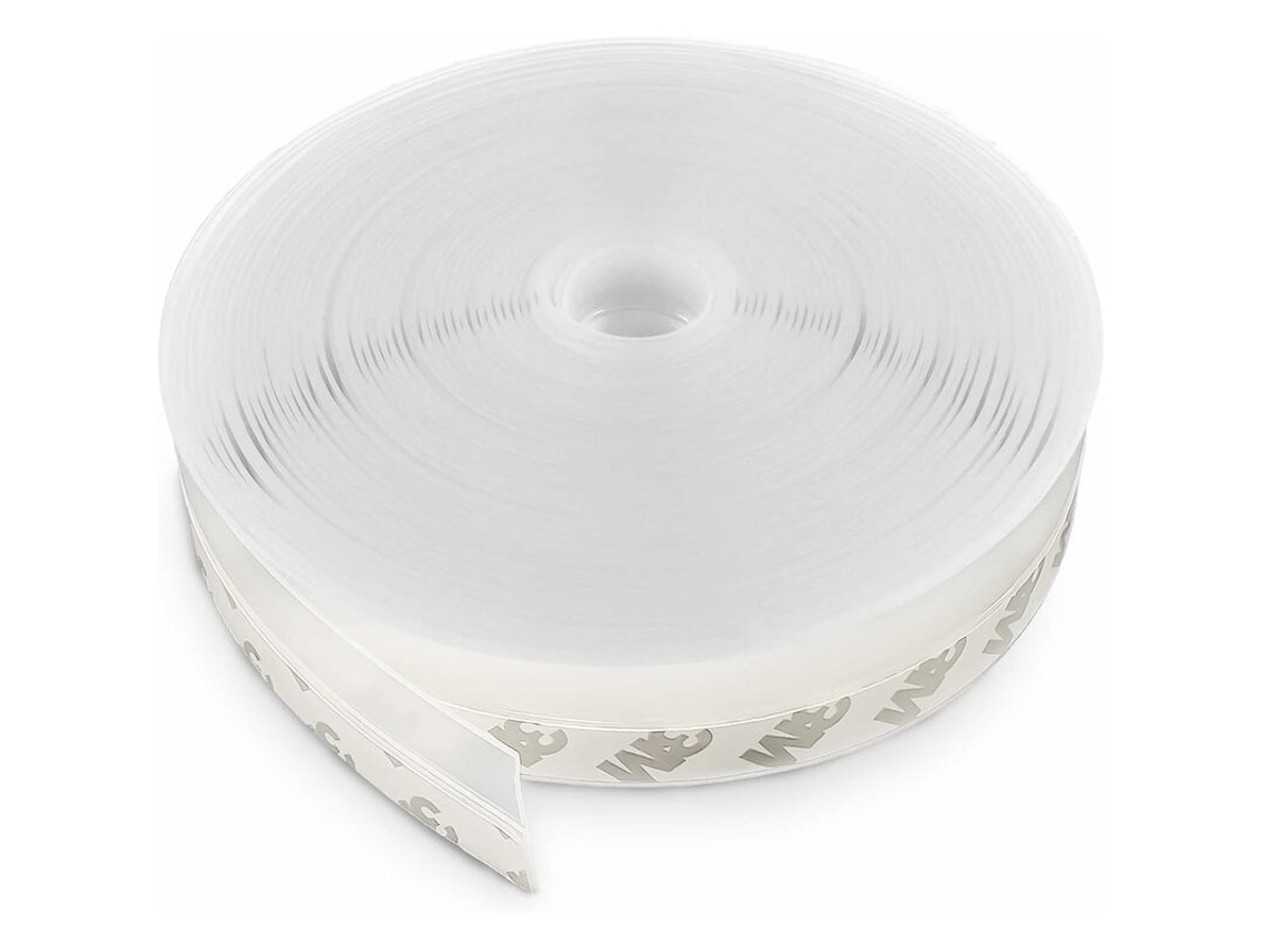 Fita De Vedação De Silicone, Antirruído (35 Mm X 10 M), Para A Parte Inferior Da Porta, À Prova D'água, À De Vento, À De Poeira