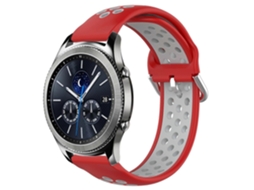 Pulseira De Silicone Esportiva Perfurada E Respirável De 22 Mm Para Samsung Gear S3 Classic