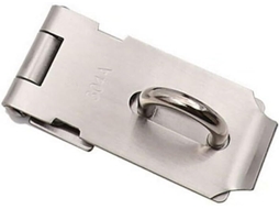 Fechadura De Aço Inoxidável Portas Armários E Gavetas Com Trava Segurança Compatibilidade Cadeado 7, 6cm