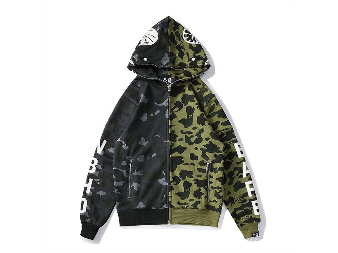 Fasst sudadera com Capuz Camuflagem Menino com Fecho Casual