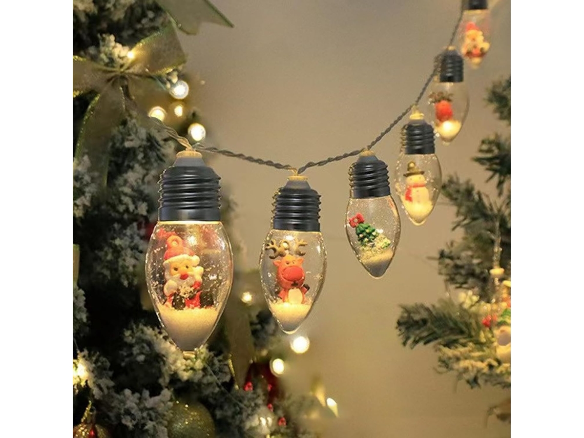20 Luzes De Natal Em Formato Bolha Com Led, 3 Metros Comprimento,