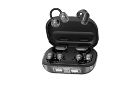 Fones de Ouvido Bluetooth Sem Fio Gt660s com Clipe para Dormir, Cancelamento de Ruído, Bateria de Longa Duração, Pacote com 4 Unidades CHABERLU