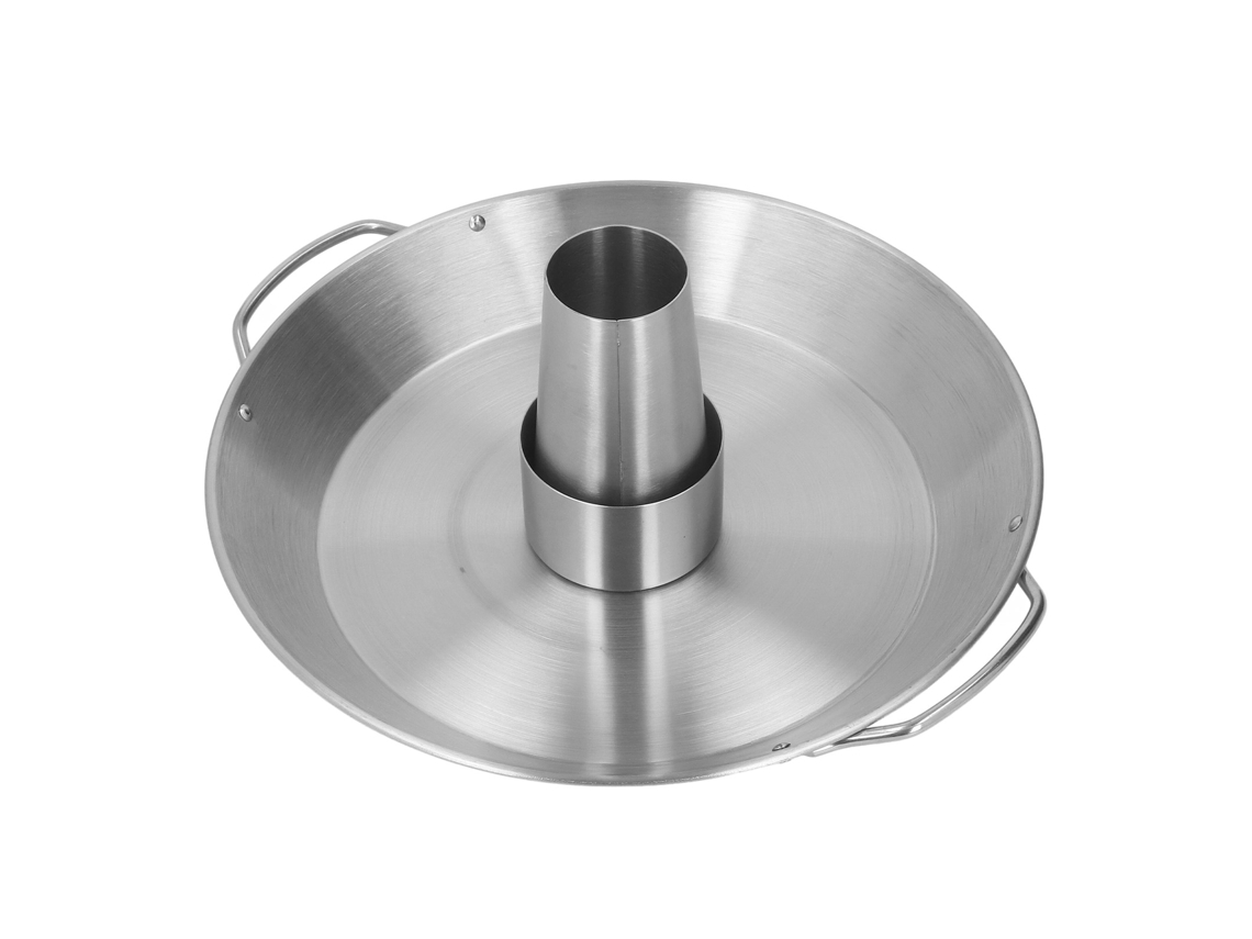 Suporte Para Grelhar Frango Com Lata Reutilizável Inox Aço Cerveja