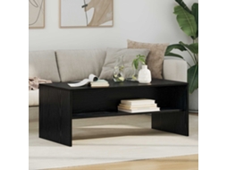 Vidaxl Mesa De Centro Carvalho Preto 100 X 50 X 40 Cm