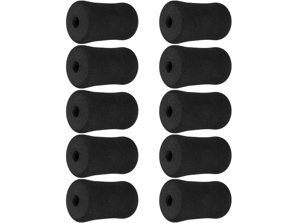 Ibasenice Conjunto De 10 Tubos Esponja Para Equipamentos Ginástica,