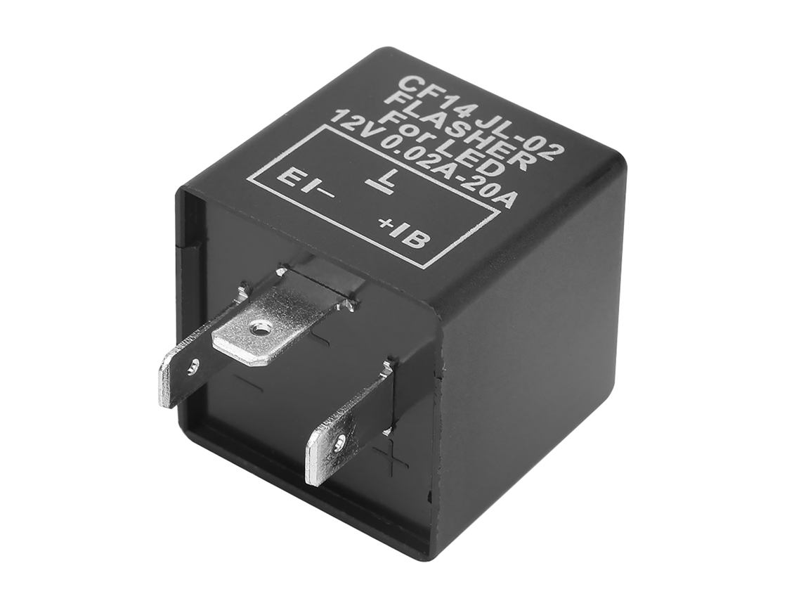 Rele Intermitente Led Cf14 Jl 02 3 pin para Sinais de Giro 12v Hiper Flash S/MARCA