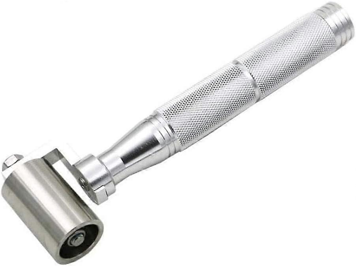 Rodillo de Pressão Plano para Costuras de Papel de 34mm, Aço Inoxidável, Mango Antideslizante | S/MARCA