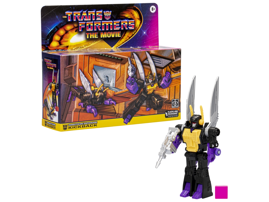 TRANSFORMERS Retro TRANSFORMERS: O Filme Kickback TRANSFORMERS (Idade  recomendada: 8 anos)