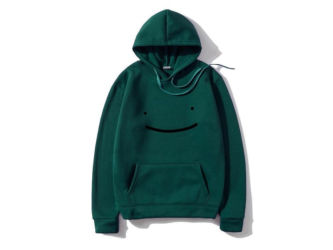 2026-sudadera Com Capuz Unisex Harajuku Streetwear Casual Oversized Moda Gfi Xl Verde Oscuro H