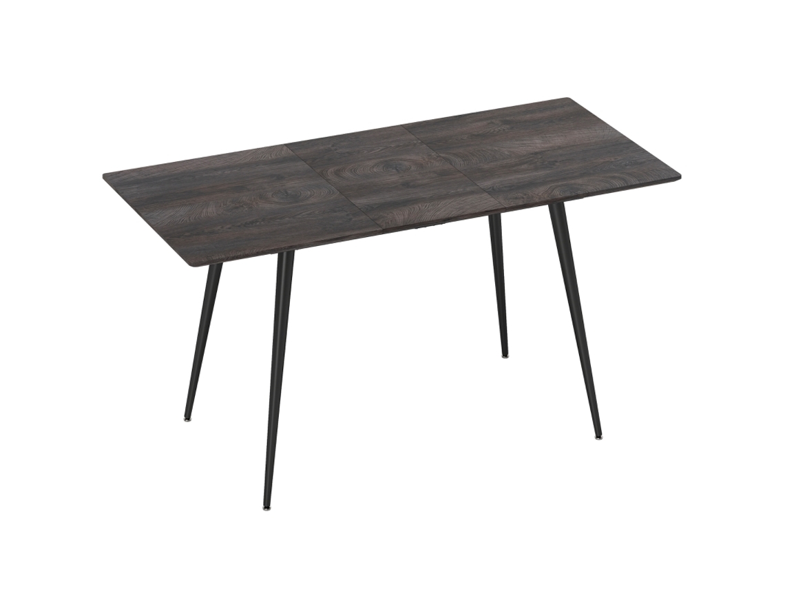 Mesa De Jantar Extensível Para 6 A 8 Pessoas, Com Pés De Aço Sólido.