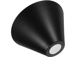Abajur Minimalista De Ferro Preto Para Lustre Suspenso, Design Simples E