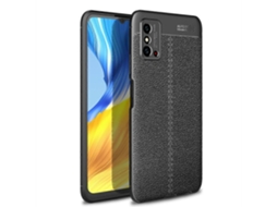 Capa De Tpu Resistente A Impactos Com Textura De Lichia Para Huawei Honor X10 Max 5g
