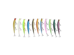 Isca Minnow 11pcs com 3 Ganchos para Bass