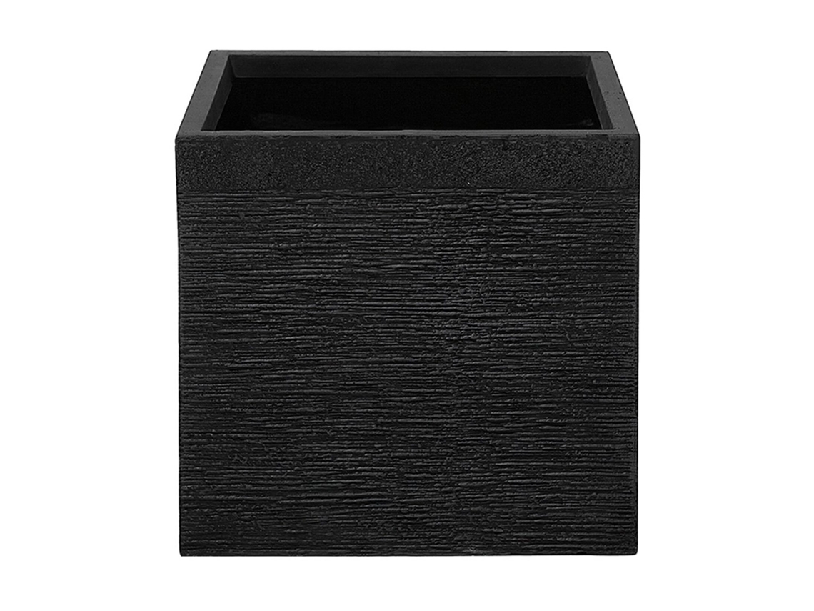 Vaso BELIANI Paros de Fibra de argila Preto 40x40x38