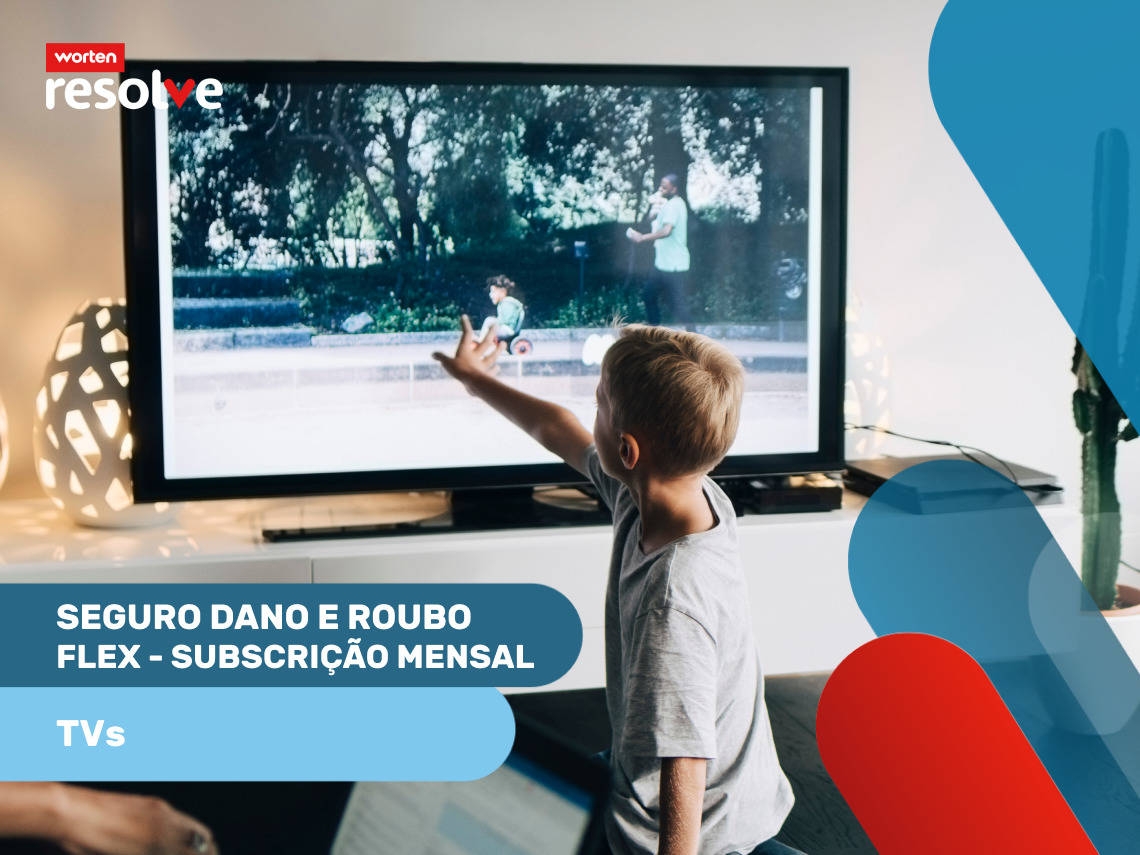 Seguro Dano Roubo Flex (Subscrição Mensal) - De 1200 a 1799.99 euros - TVs