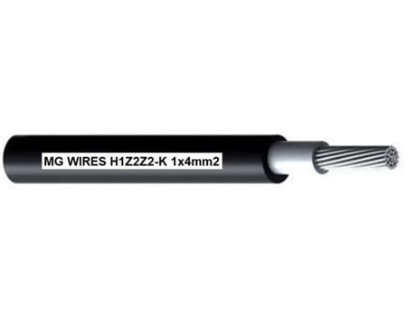 Cabo Fotovoltaico // Fios Mg // 1x4mm2, 0,6/1kv Preto H1z2z2 K 4mm2 Bk, Bobina de 500m