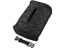 Caixa Porta-lenços De Carro De 2 Peças Com Suporte Para Quebra-sol E Encosto De Cabeça - Armazenamento Conveniente