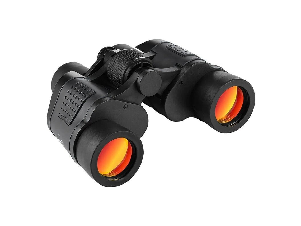Binóculos compactos HD 60x60 perfeitos para viagens e atividades ao ar livre.
