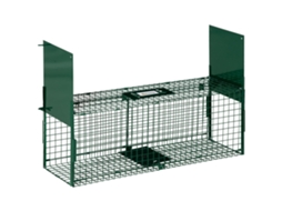 Armadilha para Animais com 2 Portas, Jaula de Captura 80x25x30cm BTFORUS