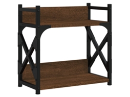 Printer Stand, Printer Stands Vidaxl Marrom Madeira Processada
