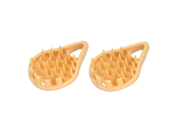 2 Packs Escova de Massagem para Couro Cabeludo, Silicone, Macia, Shampoo, Caspa S/MARCA