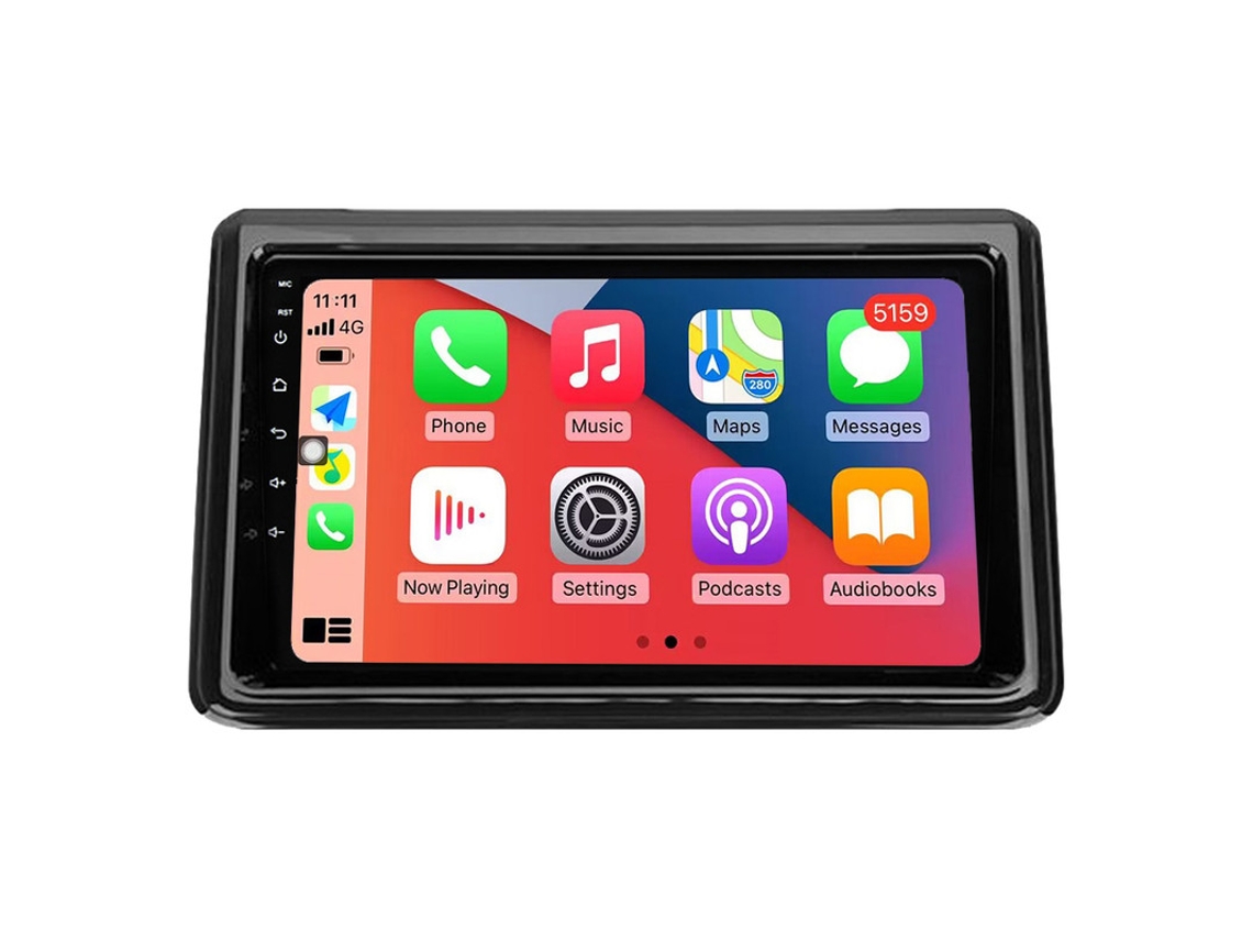 Auto Rádio Carro Bluetooth Autoradio 8GB RAM 128G ROM CarPlay Navegação GPS Ecrã Táctil RoverOne para Toyota Noah Voxy R80 2014-2021  