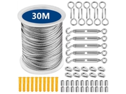 Kit De Suspensão Com Corda De Aço Inoxidável, 30 M, Estilo A