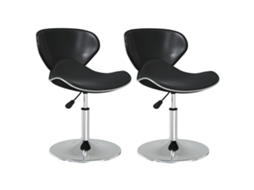 Dining Chair, Dining Chairs Vidaxl Preto Couro Artificial (n/a)