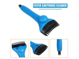 Azul Limpador de Filtro de Piscina em Pvc Escova de Limpeza Portátil Filtro de Jato Ferramentas de Limpeza