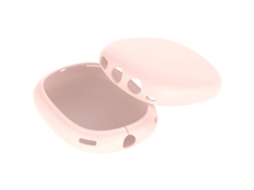 Capa Zruxe Para Airpods Max Silicone Mate Rosa (proteção Total, Interior Em Flanela)