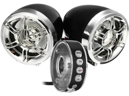 Rádio Haut-parleur Compatível Com Moto, Alarme Antivol, Amplificador De Áudio, Leitor Mp3 Fm, Controle Por