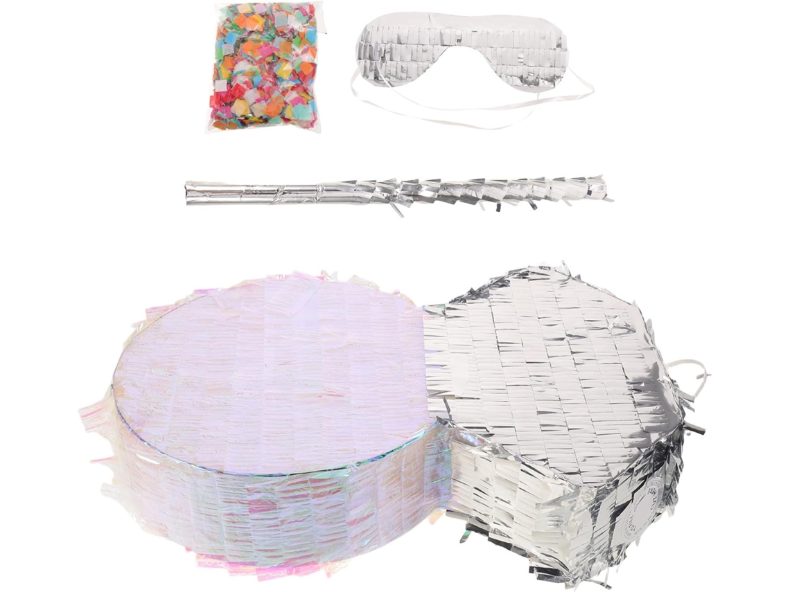 Pinhata Suspensa Com Strass Prateado Para Casamentos E Festas.