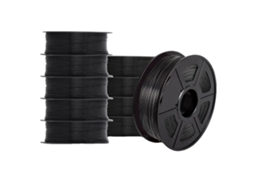 Filamento Para Impressora 3d, Material Pla, Diâmetro De 1,75mm,pla Plus Preto Oem
