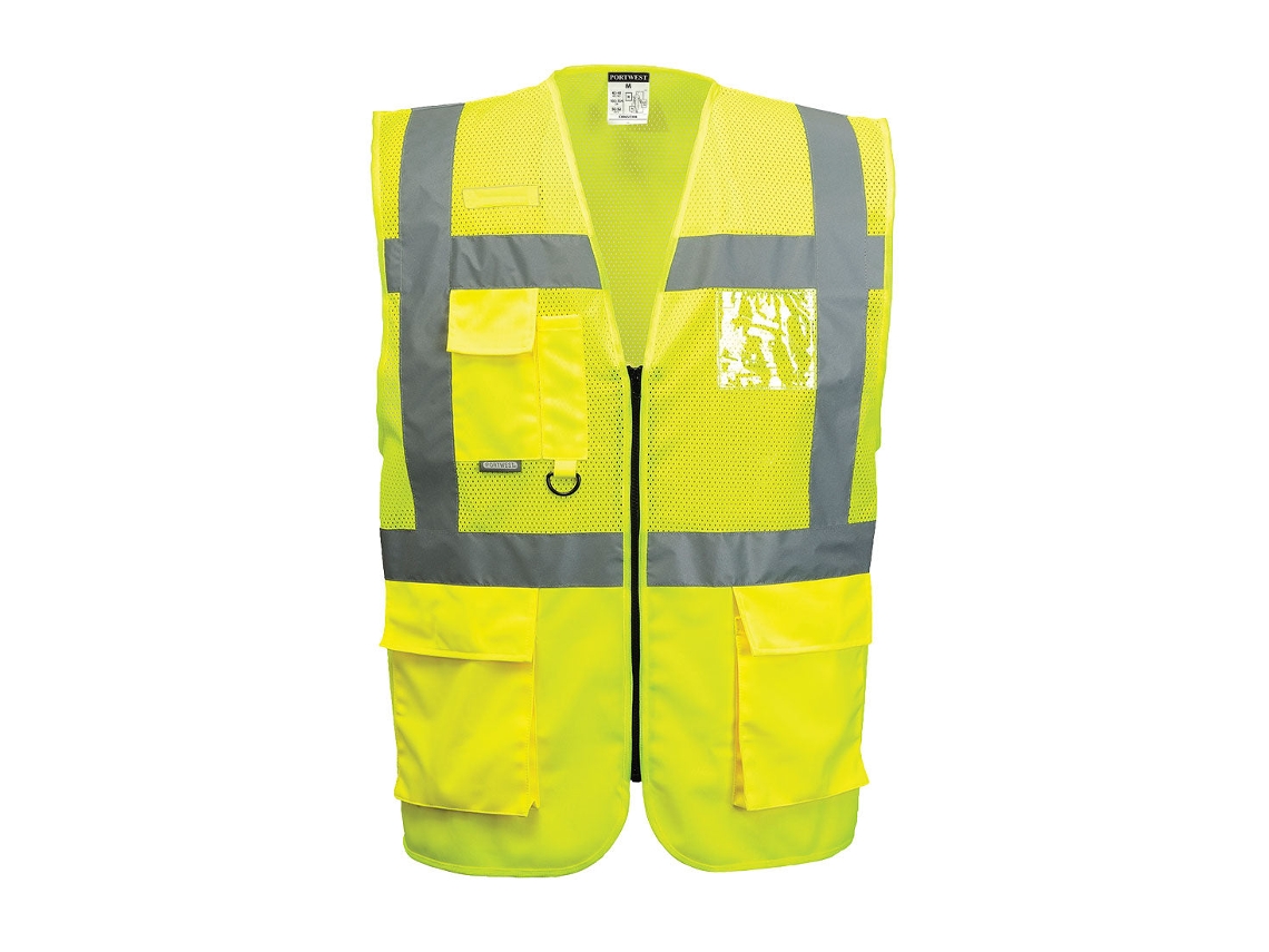Colete Executive Madrid Mesh: Frescura E Estilo Laranja / S