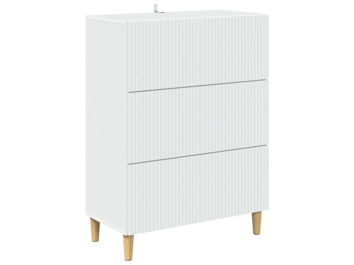 Maison Exclusive - Gabinete De Gavetas Branco 66 X 34,5 X 90 Cm