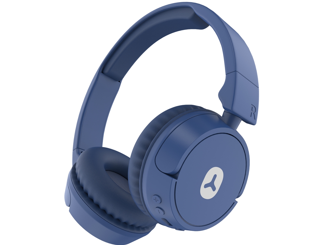 Auscultadores Bluetooth GOODIS (On Ear - Microfone - Azul)